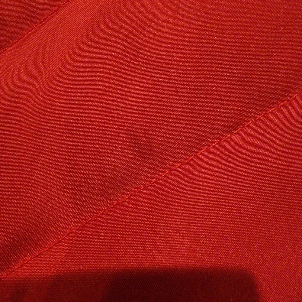 Kenneth Cole Reaction Mixed Fill Down Womens Quilted Coat. Red Size Large - Picture 5 of 9